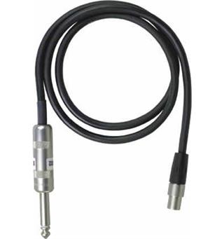 Shure instrument cable for transmitters, TA4F/jack